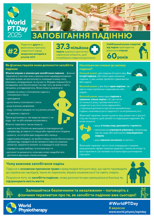 ЗАПОБІГАННЯ ПАДІННЮ
